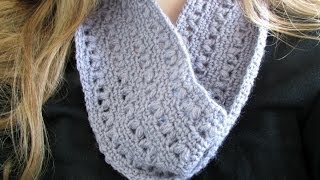 How to crochet a quick and easy cowl  snood  all sizes [upl. by Leahcimaj56]