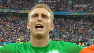 Anthem of Netherlands vs Argentina FIFA World Cup 2014 [upl. by Emirak]