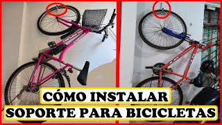 👉COMO instalar un SOPORTE de PARED para BICICLETAS  ACCESORIOS FÁCIL RÁPIDO Y BARATO🚲 SHORTS [upl. by Tewfik]