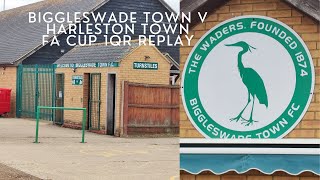 Biggleswade Town v Harleston Town FA Cup 1st Qualifying round replay facupreplay [upl. by Sawyere]