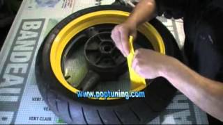 tuto  comment decoller un liseret xxl dune jante de moto GSXR [upl. by Coral220]