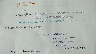 Lec 15 vi editor in details  Linux tutorial [upl. by Teplitz852]