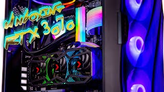 PNY XLR8 RTX 3070 GAMING REVEL EPICX RGB Unboxing [upl. by Franzoni]