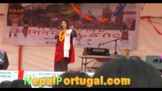 rita thapa in uk nepali song [upl. by Anetsirk688]