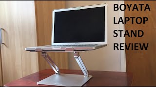 BoYata Laptop Stand Review in 2021 Watch Before You Buy [upl. by Leraj]