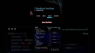 Navbar Using CSS  How to create a responsive navbaar shorts css coding [upl. by Furiya786]