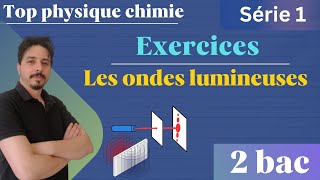 exercices les ondes lumineuses 2 bac série 1 [upl. by Atener]