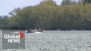 Desperation fuels human smuggling at St Lawrence River along USCanada border [upl. by Zetrok]