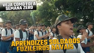 Semana Zero  Aprendizes Soldados Fuzileiros Navais [upl. by Bevash]