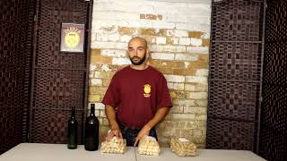 Comparing different wine corks [upl. by Ellinet]