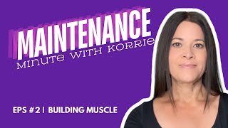 Zepbound Maintenance Korrie Building Muscle through Intentional Movement [upl. by Dunseath]