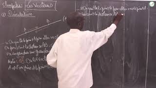 Cours  Troisième  Mathématiques  Les Vecteurs  M Diop [upl. by Niaz]