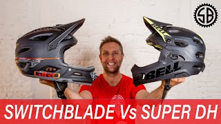 Giro Switchblade Vs Bell Super DH  Whats is the best Enduro Helmet [upl. by Ylellan850]