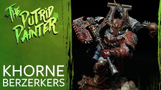 How to paint World Eaters Khorne Berzerkers [upl. by Raimundo968]