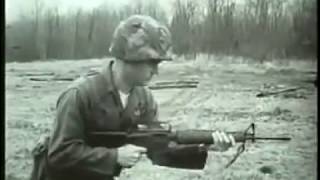 Vietnam War Era Training Video Operation of the M16 AR15 variant [upl. by Modestia]