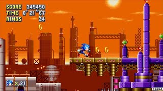 Sonic Mania debug mode save data Glitch [upl. by Odnuges]