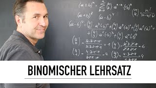 Was ist der Binomischer Lehrsatz  Binomialkoeffizient  Potenzen eines Binoms als Polynom [upl. by Eelinnej]