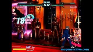 MUGEN ARCHIVE featured Nanaya Shiki IQS VS Amakawa Sakuya [upl. by Chanda]