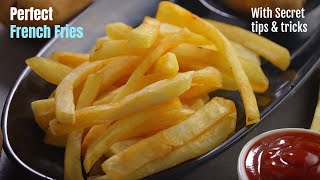 ఫ్రెంచ్ ఫ్రైస్How to make perfect french fries at home by vismai foodFrench fries recipe in telugu [upl. by Airamasor]