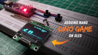 TRex game Chrome Dino with Arduino Nano [upl. by Kelila]