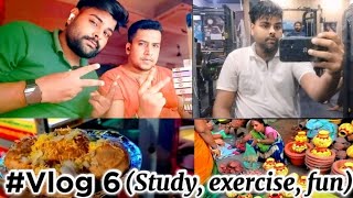 Vlog 6 🌍10± Study Challenge 💪🏻 How to Study 📒 How To Lose Weight 🏃🏻exercise funnymotivation books [upl. by Ynad]