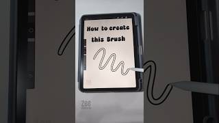 How to create custom brushes in procreate art shorts digitalart tutorial viralvideo drawing [upl. by Deutsch293]