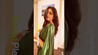 128 Plain Satin Saree with Designer Blouse Idea Sleeveless blouse♥Saree Vlog  hot aunty [upl. by Aihcela846]