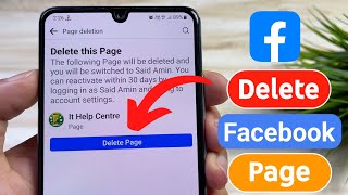 How to Delete Facebook Page  Facebook page delete kaise kare  FB Page Delete 🔥 [upl. by Yeldoow465]