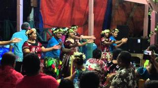 Tuvalu dance 7 Oct 17 2015 Tuvalu National Bank 35th anniversary Funafuti PM Enele Sopoaga off [upl. by Concha301]