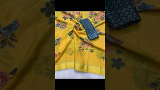 SP630 free shipping Soft Georgette saree with floral printWhatsApp8520017589fashionyoutubepartner [upl. by Lorolla]