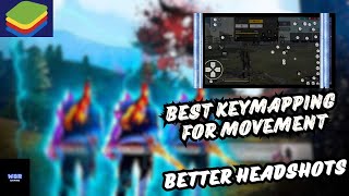 BEST KEYMAPPING AND CUSTOM HUD FOR BLUESTACKS 4 AND MSI 🎯  BEST KEYMAPPING FOR NEW PLAYER  W8R [upl. by Anisamoht]