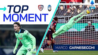 Carnesecchi’s Outstanding Performance  Top Moment  CagliariAtalanta  Serie A 202425 [upl. by Nickie]