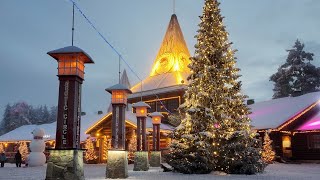 El Pueblo Papá Noel antes de Navidad 🦌🎅🎄 Rovaniemi Laponia Finlandia Santa Claus Village [upl. by Jegar]