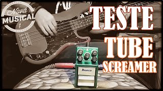 Pedal Tube Screamer TS9B Ibanez Bass Overdrive [upl. by Nylyak21]