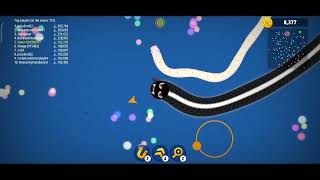 Worms zone big black and white worm in top 10 rank  walseng Rongding [upl. by Hinman]