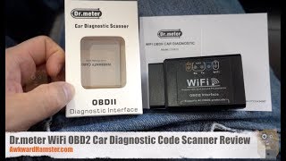 Drmeter WiFi OBD2 Car Diagnostic Code Scanner Review [upl. by Koy56]