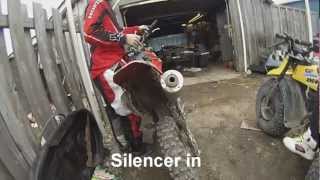 Awesome Sounding Dirtbike  Honda 150cc  Gopro Hero 3 [upl. by Tamer151]