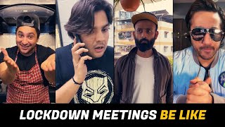 BYN  Lockdown meeting be like Feat Ashish Chanchlani Harsh Beniwal amp Mumbiker Nikhil [upl. by Ielak]