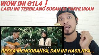 RESSA COVER  MELAWAN RESTU MAHALINI  UJANG HALU REACTION [upl. by Josias]