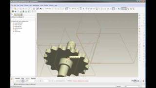 Sprocket mechanism with ProE WildFire 40 [upl. by Kursh623]