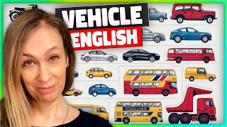 British English Vocabulary For Vehicles  From Taxis To Lorries 💙 Ep 759 [upl. by Atnas]