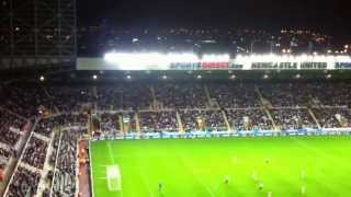 Leeds Fans tribute to Gary Speed at Newcastle 2013 [upl. by Junno]