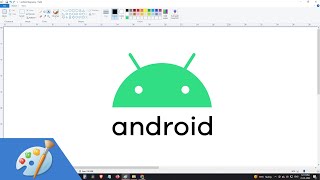 How to draw ANDROID logo using MS Paint [upl. by Sudnak]