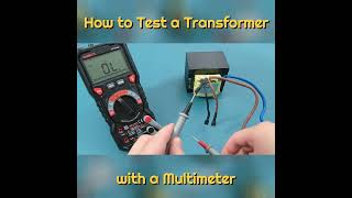 How to Test a Transformer with a Multimeter electrouniversity easyelectronics [upl. by Annehsat]