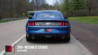 2018 Mustang GT ROUSH Catback Exhaust  ROUSH Performance [upl. by Bandler975]