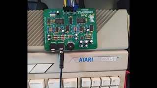 OPL3play preview 5 on Atari 520ST with OPL3 Duo board driver [upl. by Nylrahc]