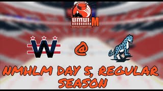 NMHLM Regular Season  Washington Senators 300  Anchorage Snow Leopards 111  Day 5 [upl. by Maclean158]