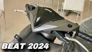 HONDA BEAT 2024 SUDAH HADIR 🔥🔥APA BEDANYA DENGAN BEAT 2023 DAN BAGAIMANA HARGANY ⁉️ [upl. by Eicyaj]