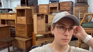 Thrifting as Many Nightstands as I Can to Flip in an Assembly Line  Part 1 [upl. by Ettenna]