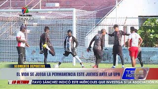 Segmento Deportivo 13022024  El Vida se juega la permanencia este jueves ante la UPNFM [upl. by Kehoe]